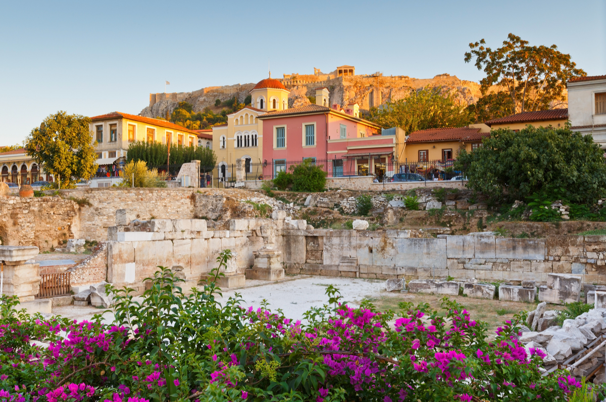 plaka of Athens and ancient history