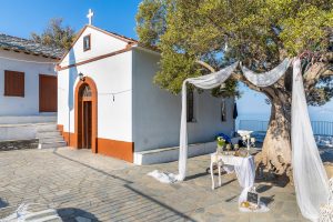 skopelos - renew your marriage vows in this church where the Mama Mia movie was made 